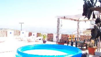 terrace with splash pool