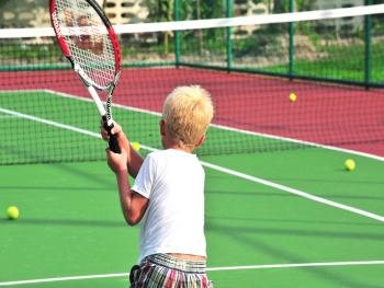 Clubhouse Tennis court