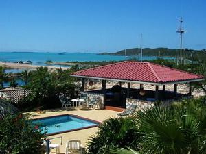 Relax at our pool and gazebo