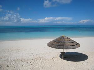 Grace Bay beach just 8 km away