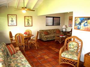 Living room with sofabed