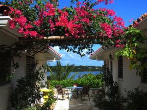 Patio overlooking the lake