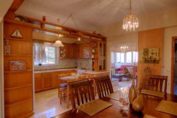 Kitchen and dining area