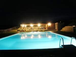 Swimming pool by night