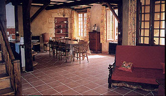 Salon area in La Vieille Ferme