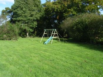 Swings and slide for children