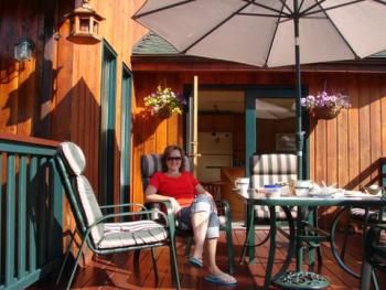 Breakfast on the deck