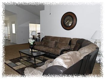 L Shaped seating area