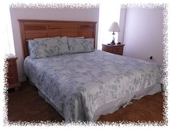 Master Bedroom King size bed