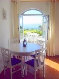 Dining area with sea view