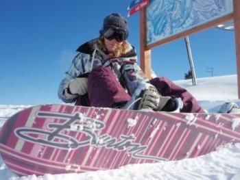 Snowboarding locally