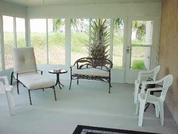Sand Dollar Patio area
