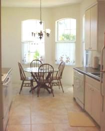 Sunny eat-in kitchen