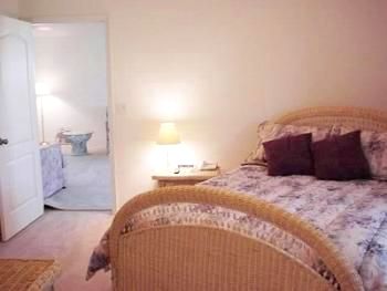 Master bedroom with queen bed