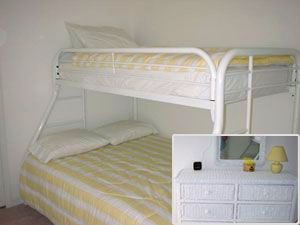 Third bedroom has a bunk