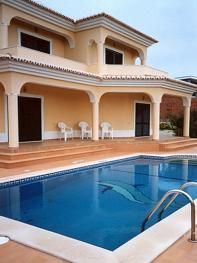 Backside with the pool