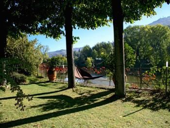 The garden and the Arno river