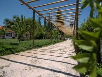 Walk in the large grounds