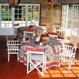 Dining room by pool