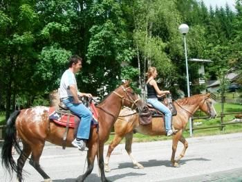 Horse riding in Sant'Anna
