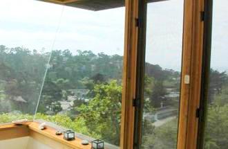 Sunroom with ocean views 