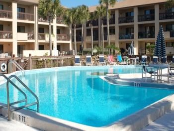 The Lagoon Pool viewed from ou