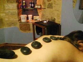 hot stones massage