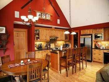 Kitchen and dining area