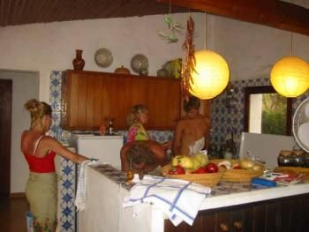 We always meet in the kitchen