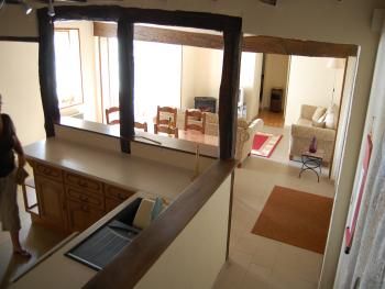 Large open plan living area