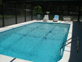 Large swimming pool