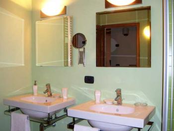 Bathroom with two basins