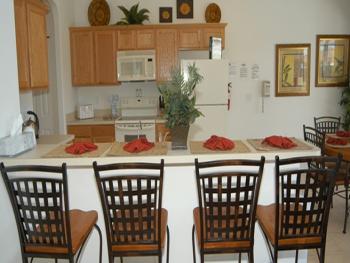 Kitchen and breakfast bar