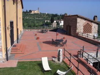 Terrace overlooking Florence