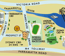 Rosehill -location map