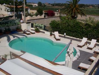 Views acroos the pool