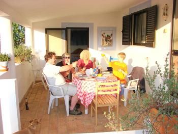 Breakfast on Cottage 2 Terrace