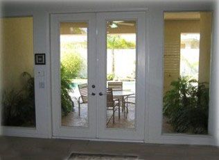 Rear patio from great room