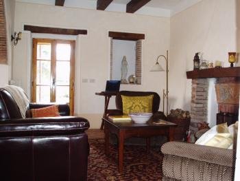 Living Room with Fireplace