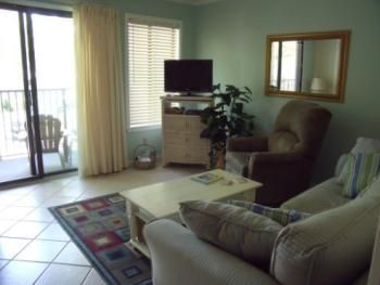 Living room and balcony