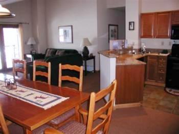 Kitchen, Living & Dining Area