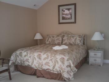 King Bed in Master Bedroom