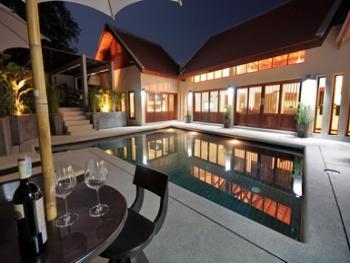 Enjoy a poolside drink