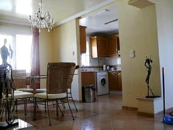 Kitchen and dining area