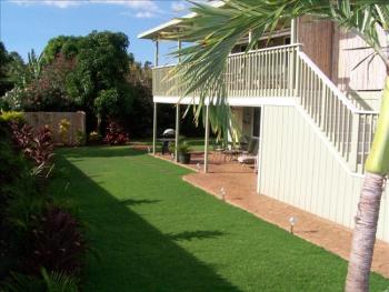 Side Yard lower unit entrance