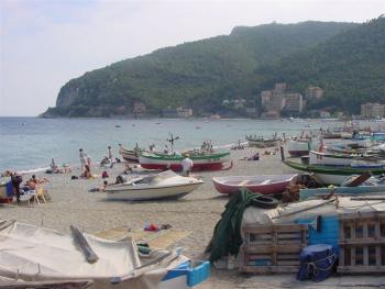 Noli at the ligurian coast