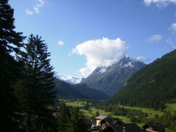 view from the balcony