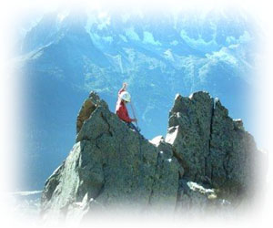 climbing in Chamonix