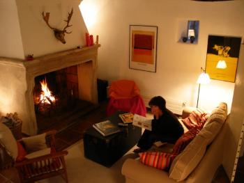 "Lou Rassado" by fire-place