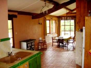 Kitchen and dining area